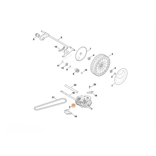 STIHL   Śruba IS AP6x20 9076 478 4430